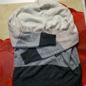 Dreamers Womens S Fluffy Pullover Sweater Striped